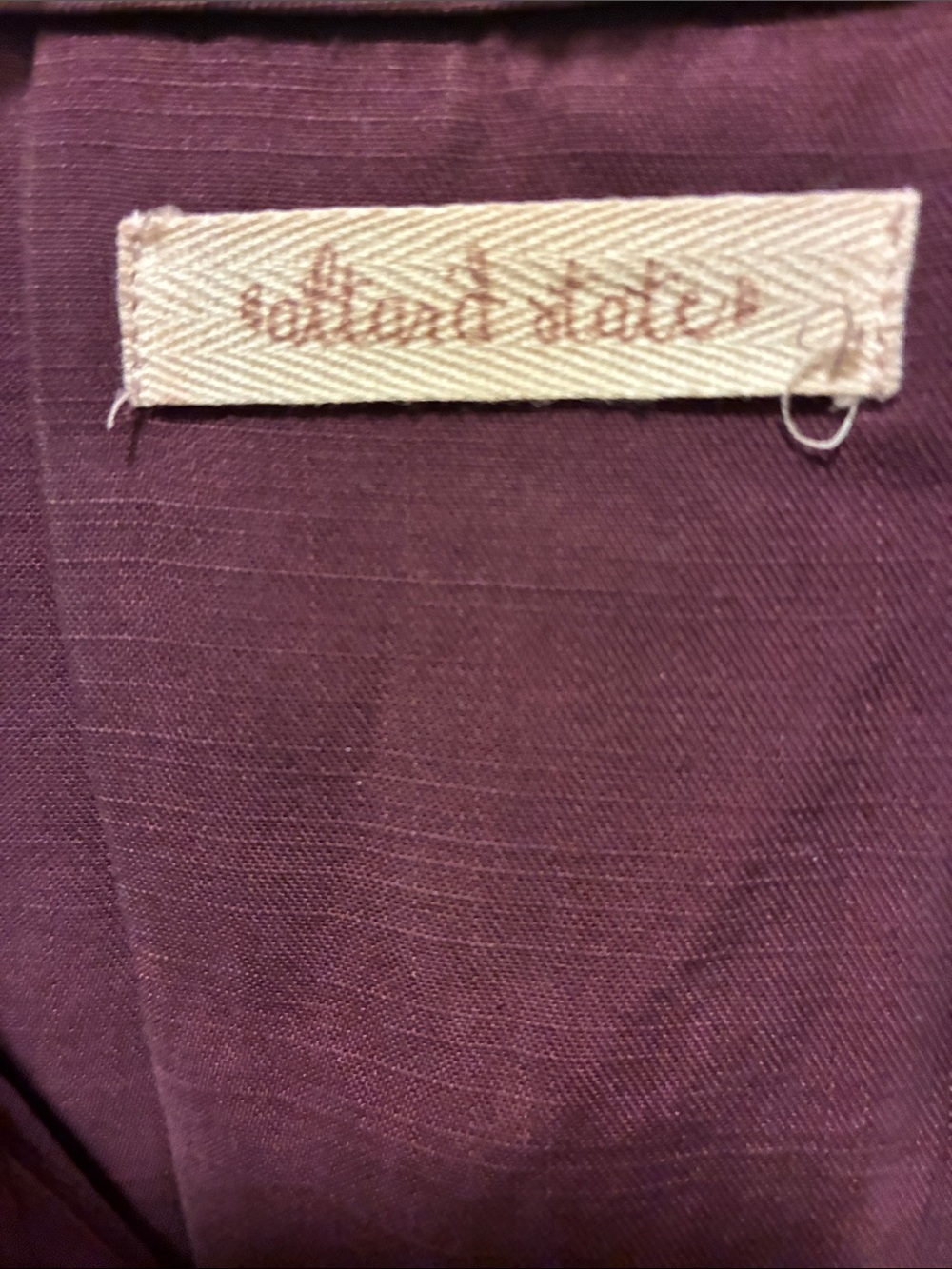 Altar’d State Plum Drawstring Utility Jacket - Picture 2 of 9